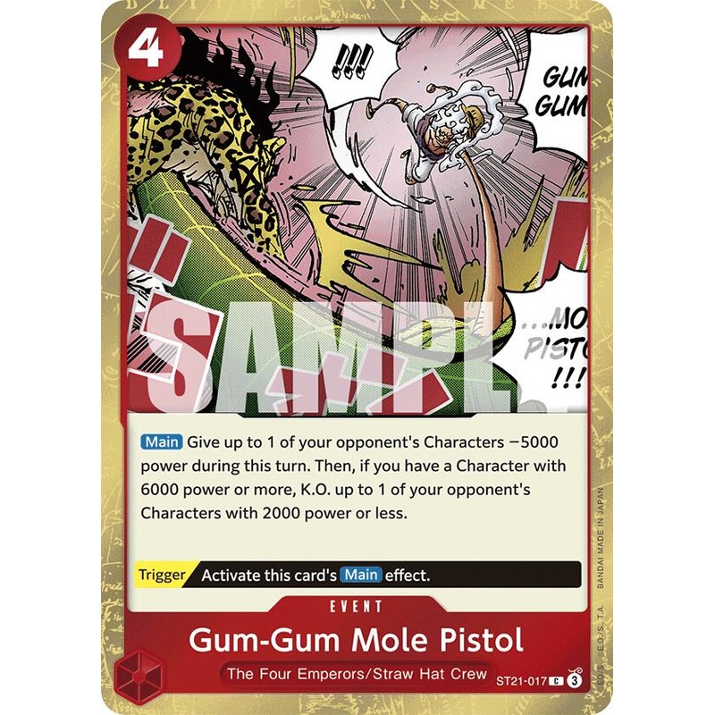 Gum-Gum Mole Pistol [Starter Deck EX: Gear 5]