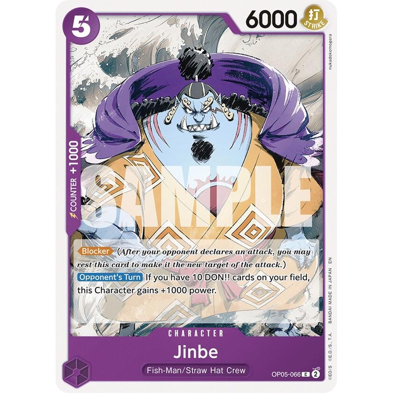 Jinbe (Reprint) [Starter Deck: Purple/Black Monkey.D.Luffy]