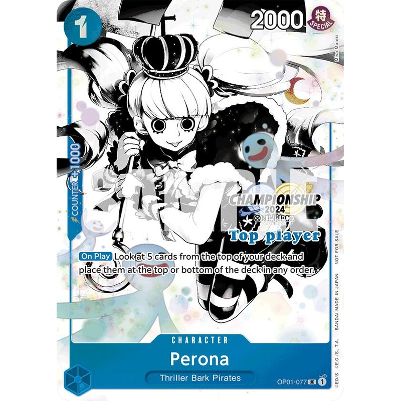 Perona (Championship 2024 Top Player Pack Vol. 2) [One Piece Promotion Cards]