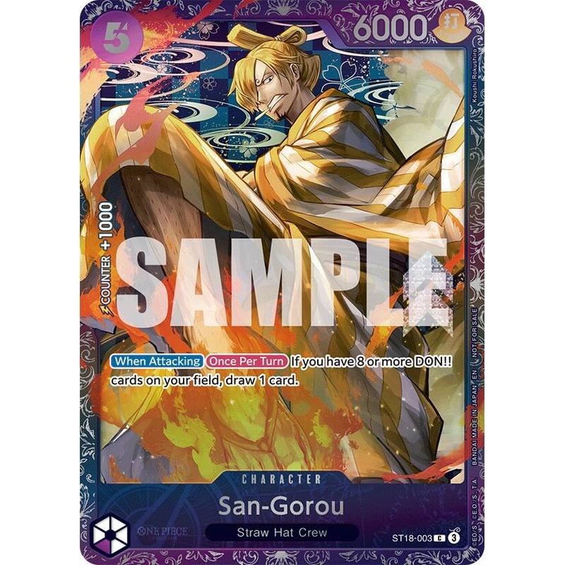 San-Gorou (Treasure Cup 2025) [One Piece Promotion Cards]