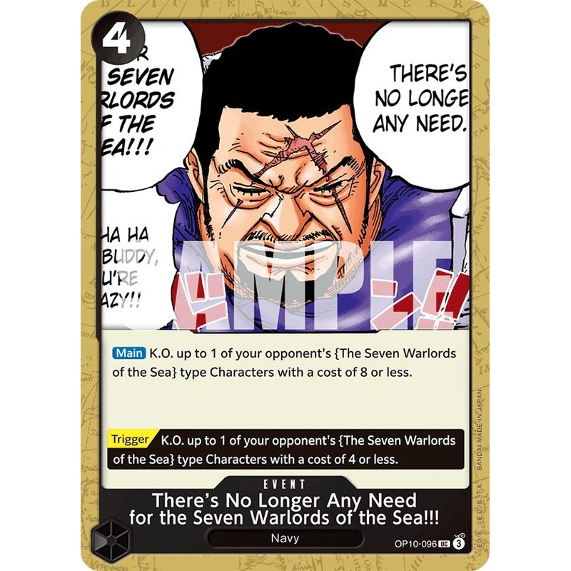There's No Longer Any Need for the Seven Warlords of the Sea!!! [Royal Blood]