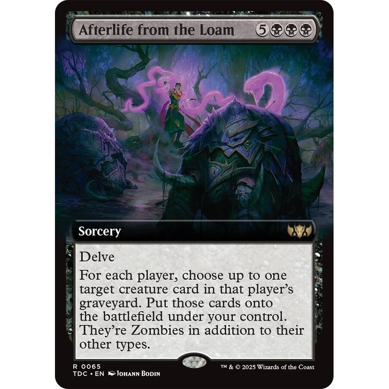 Afterlife from the Loam (Extended Art) [Tarkir: Dragonstorm Commander]