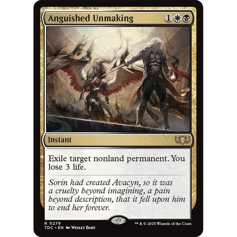 Anguished Unmaking [Tarkir: Dragonstorm Commander]