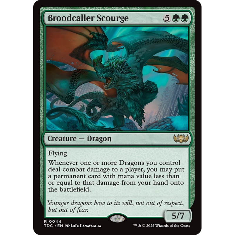 Broodcaller Scourge [Tarkir: Dragonstorm Commander]