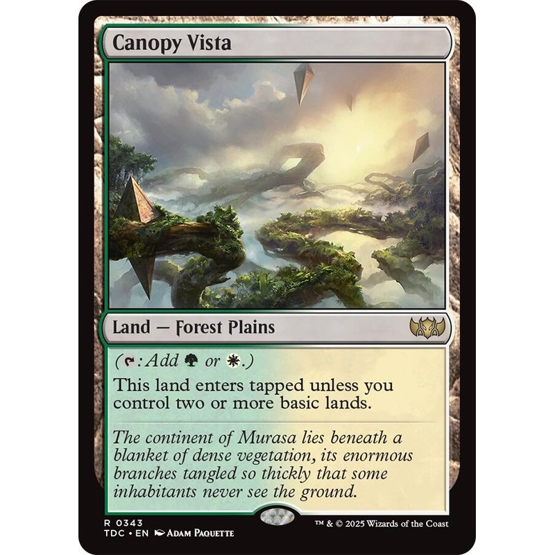 Canopy Vista [Tarkir: Dragonstorm Commander]