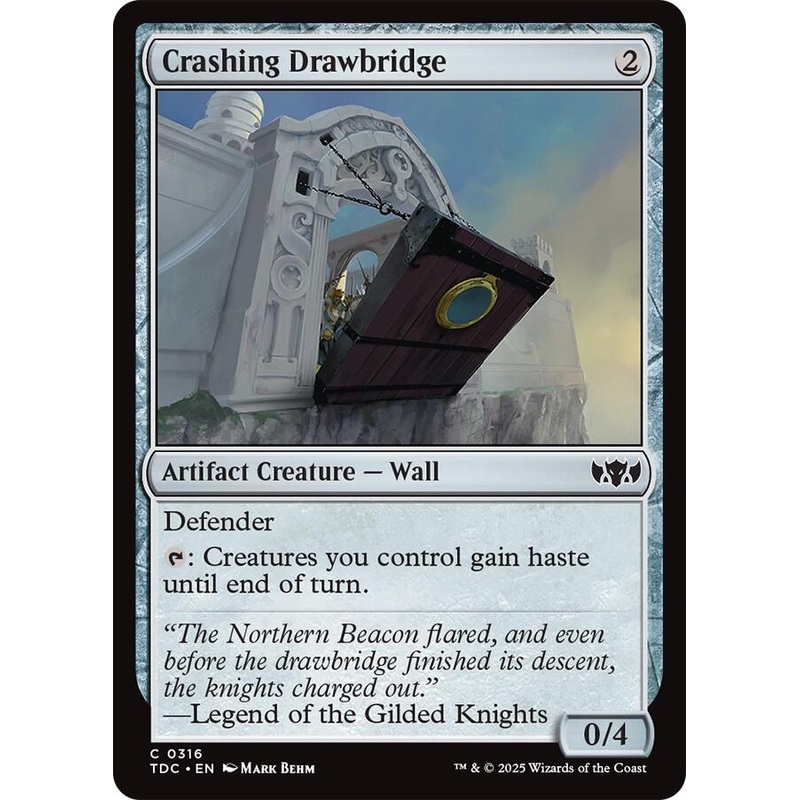Crashing Drawbridge [Tarkir: Dragonstorm Commander]