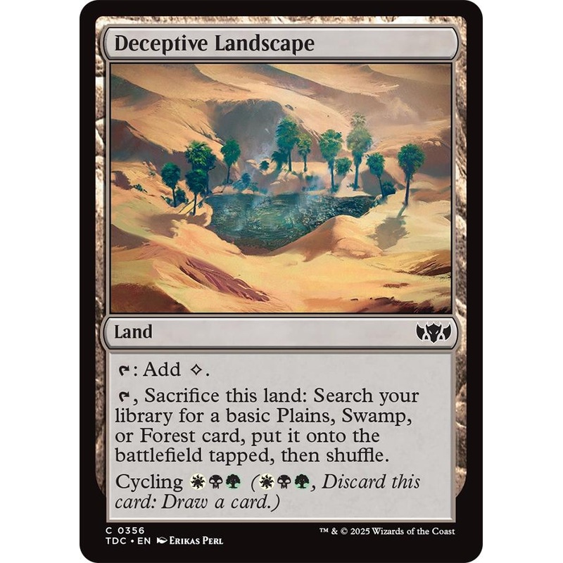 Deceptive Landscape [Tarkir: Dragonstorm Commander]