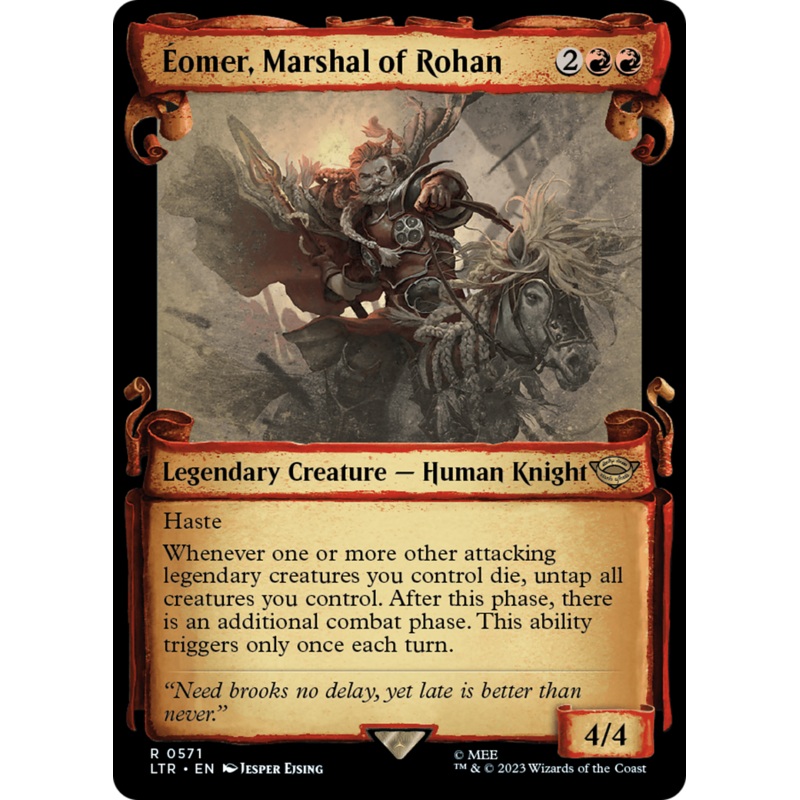 Eomer, Marshal of Rohan [The Lord of the Rings: Tales of Middle-Earth Showcase Scrolls]