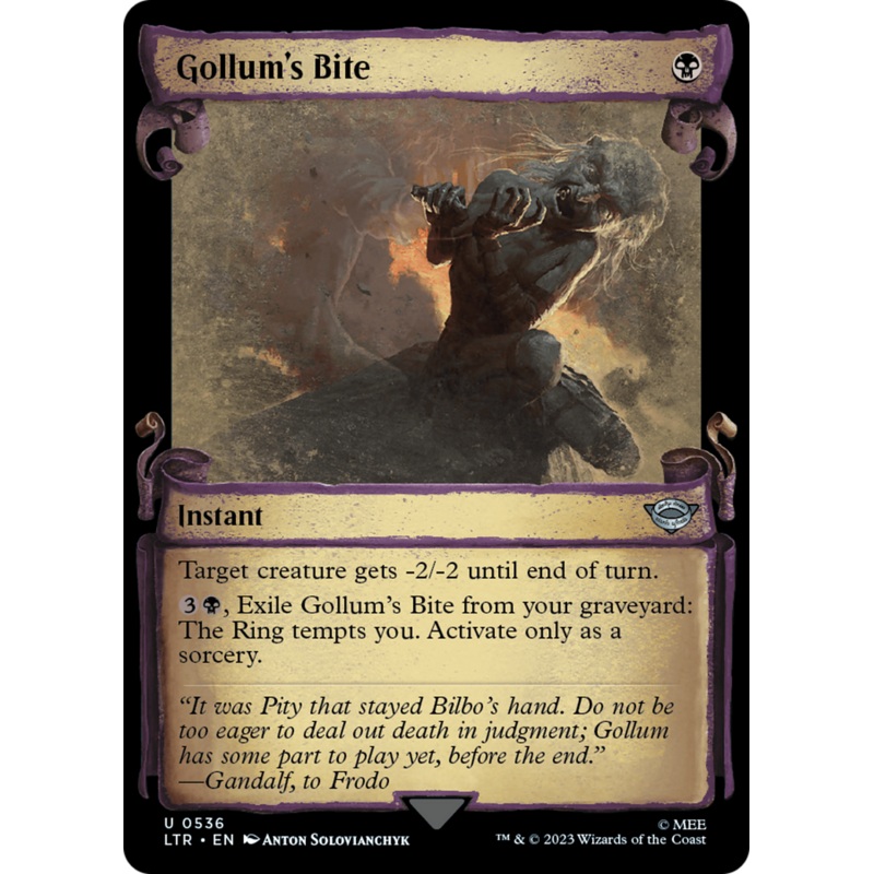 Gollum's Bite [The Lord of the Rings: Tales of Middle-Earth Showcase Scrolls]