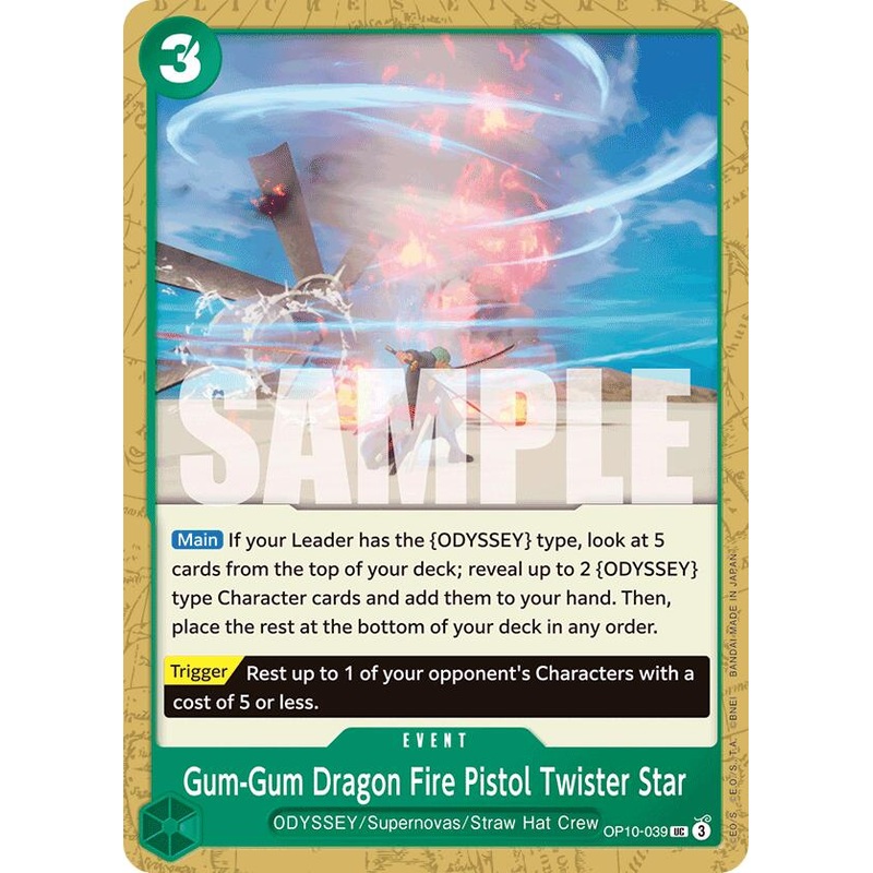 Gum-Gum Dragon Fire Pistol Twister Star [Royal Blood]