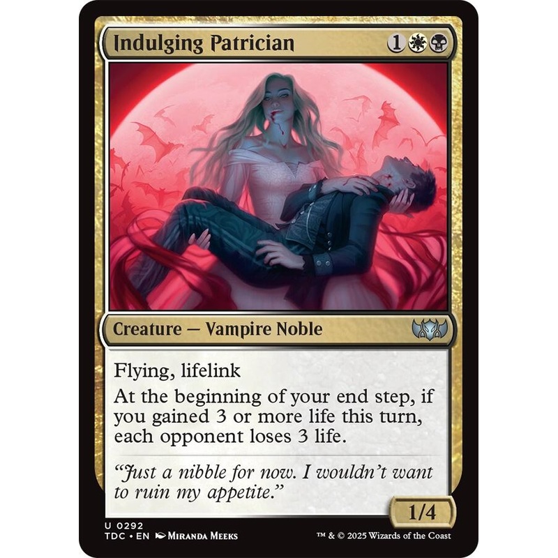 Indulging Patrician [Tarkir: Dragonstorm Commander]