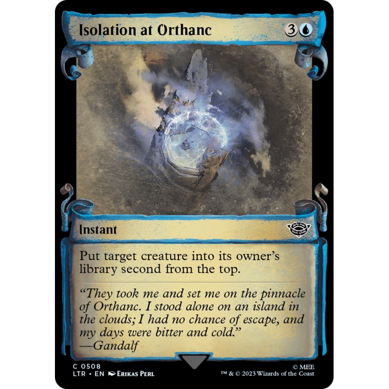 Isolation at Orthanc [The Lord of the Rings: Tales of Middle-Earth Showcase Scrolls]