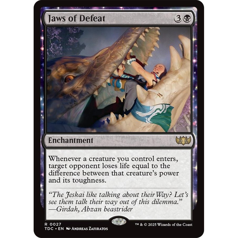 Jaws of Defeat [Tarkir: Dragonstorm Commander]
