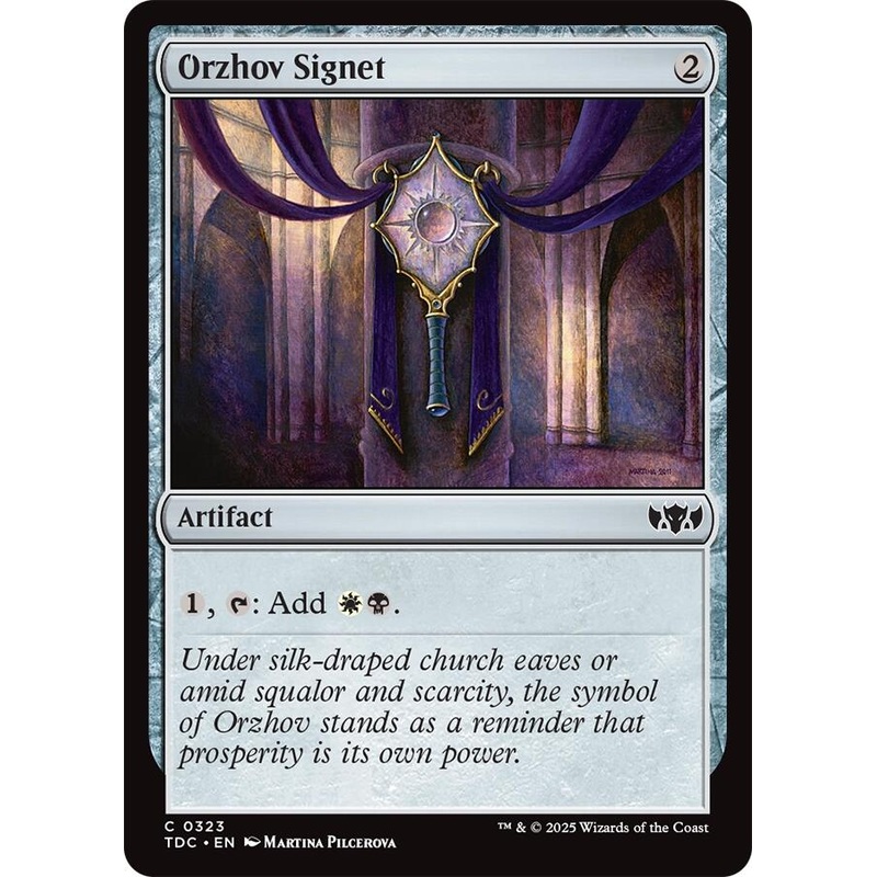 Orzhov Signet [Tarkir: Dragonstorm Commander]