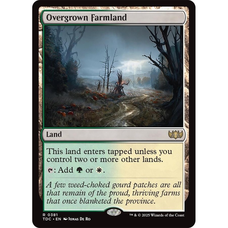Overgrown Farmland [Tarkir: Dragonstorm Commander]