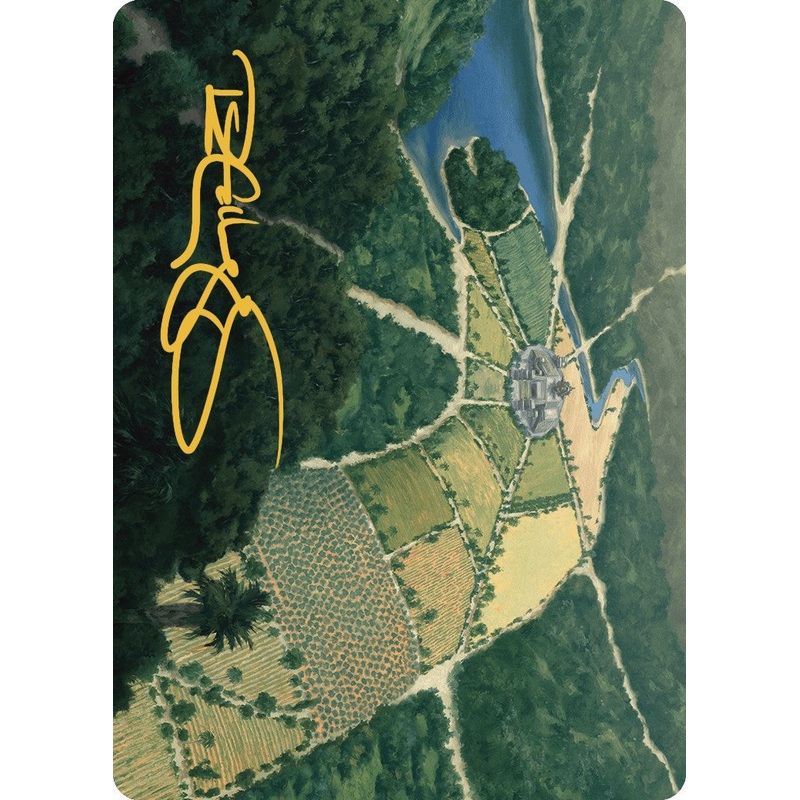 Restless Prairie Art Card (Gold-Stamped Signature) [The Lost Caverns of Ixalan Art Series]