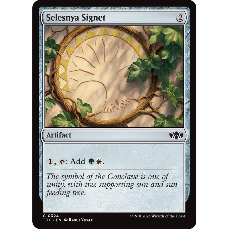 Selesnya Signet [Tarkir: Dragonstorm Commander]