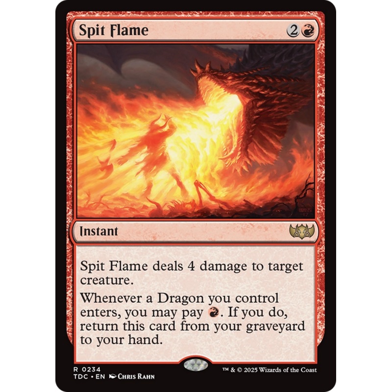 Spit Flame [Tarkir: Dragonstorm Commander]