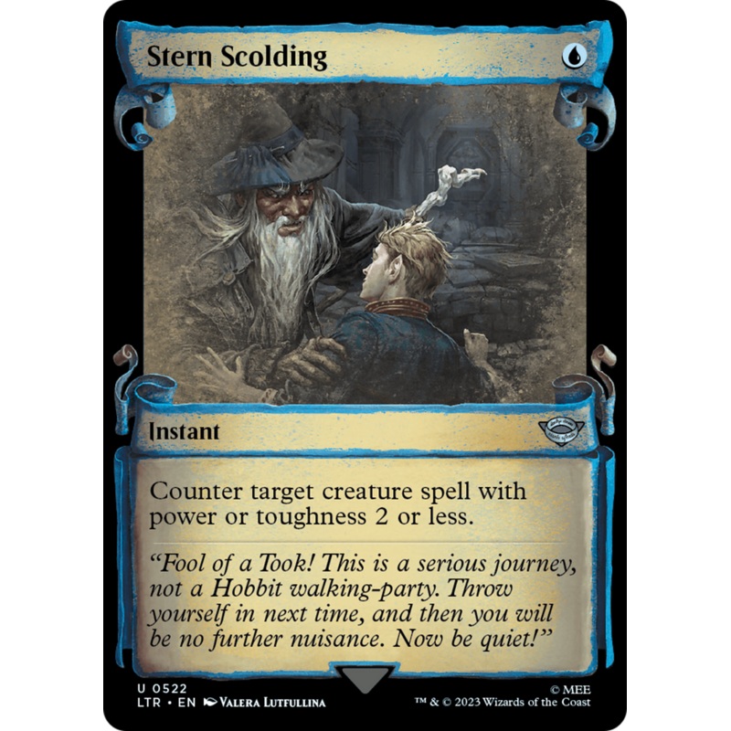 Stern Scolding [The Lord of the Rings: Tales of Middle-Earth Showcase Scrolls]