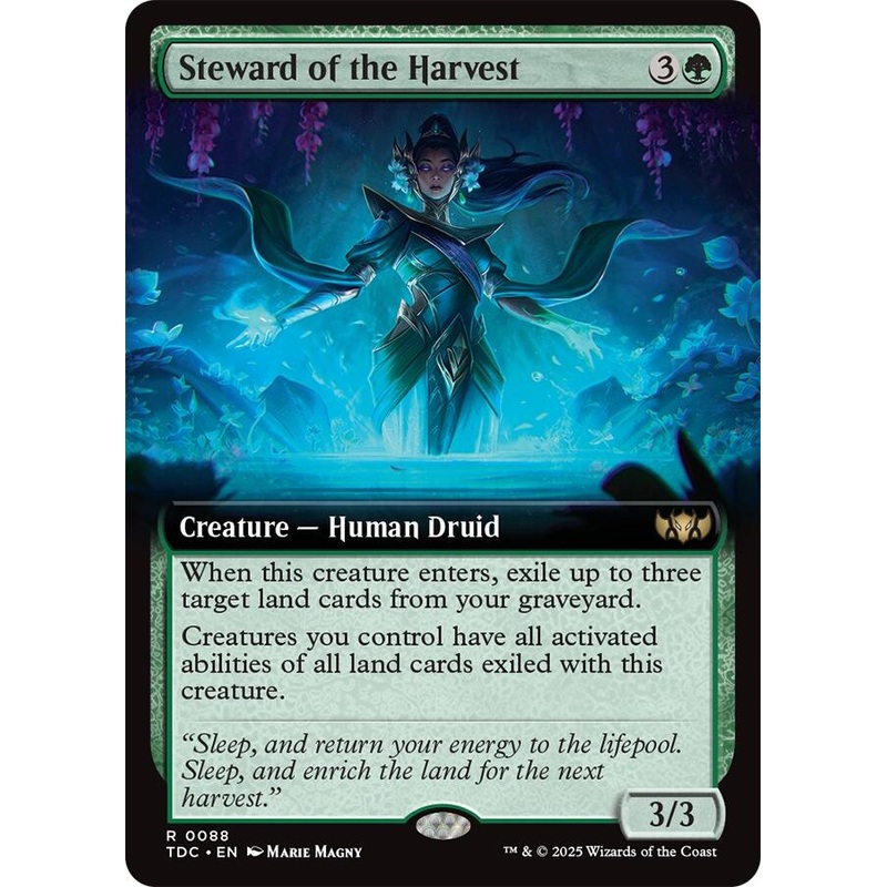 Steward of the Harvest (Extended Art) [Tarkir: Dragonstorm Commander]