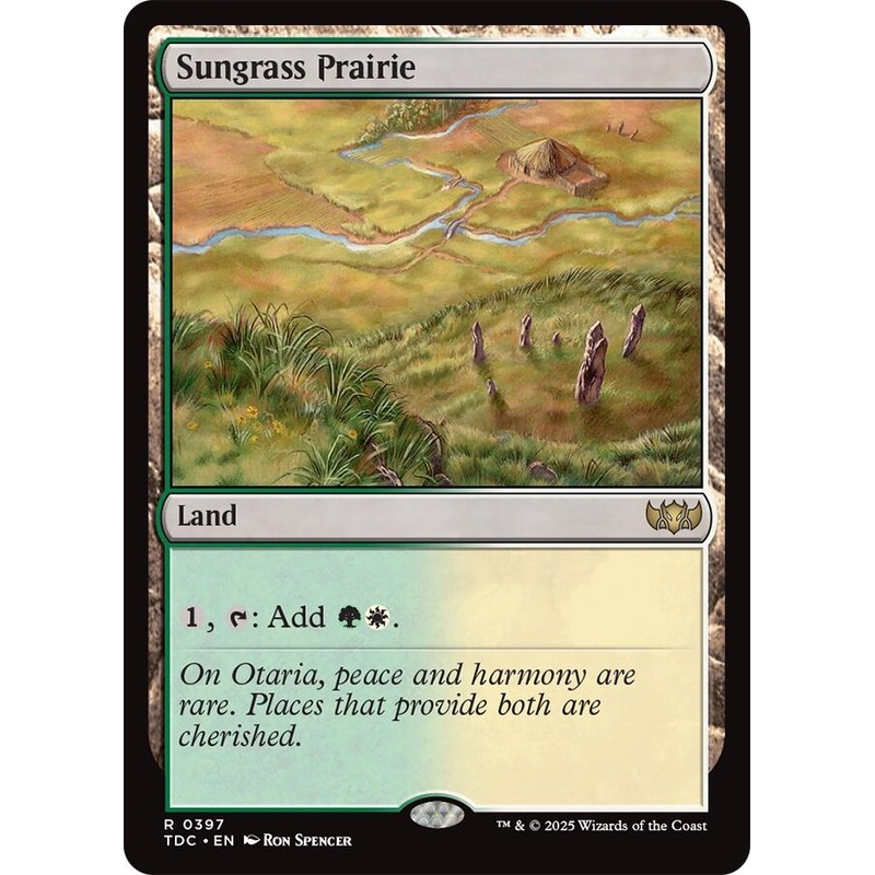 Sungrass Prairie [Tarkir: Dragonstorm Commander]