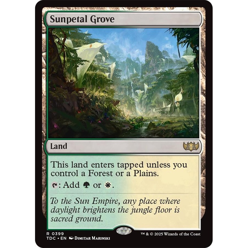 Sunpetal Grove [Tarkir: Dragonstorm Commander]