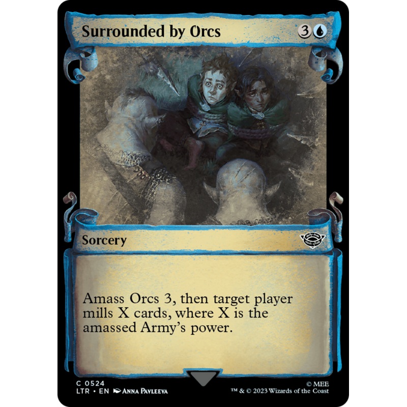 Surrounded by Orcs [The Lord of the Rings: Tales of Middle-Earth Showcase Scrolls]