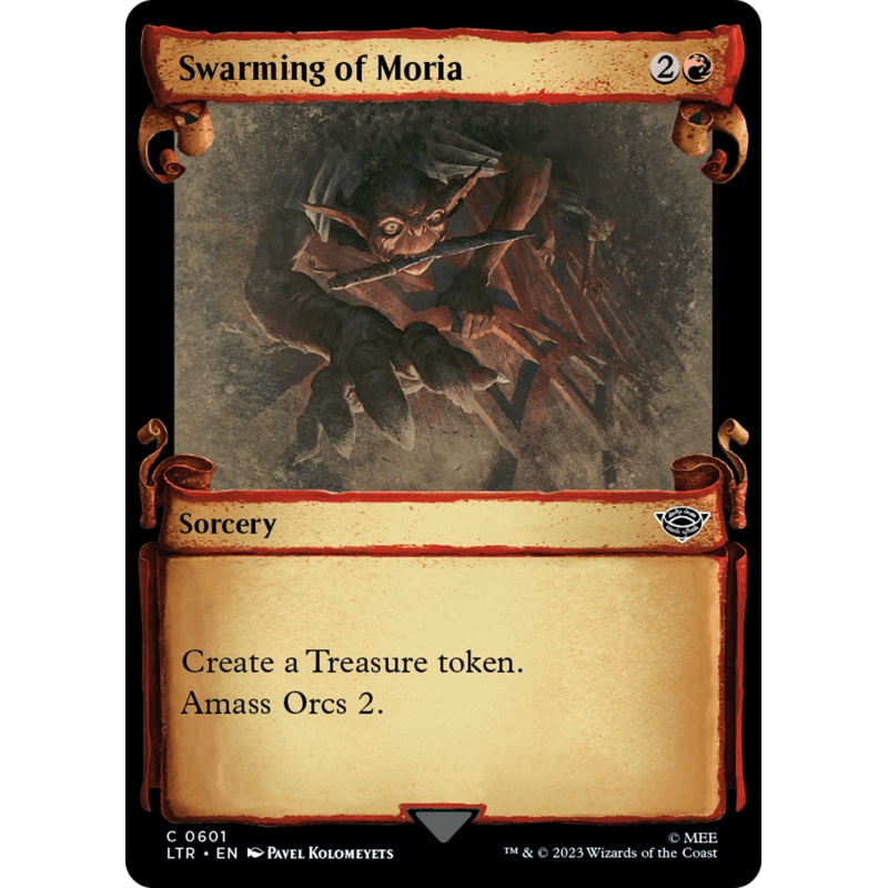 Swarming of Moria [The Lord of the Rings: Tales of Middle-Earth Showcase Scrolls]