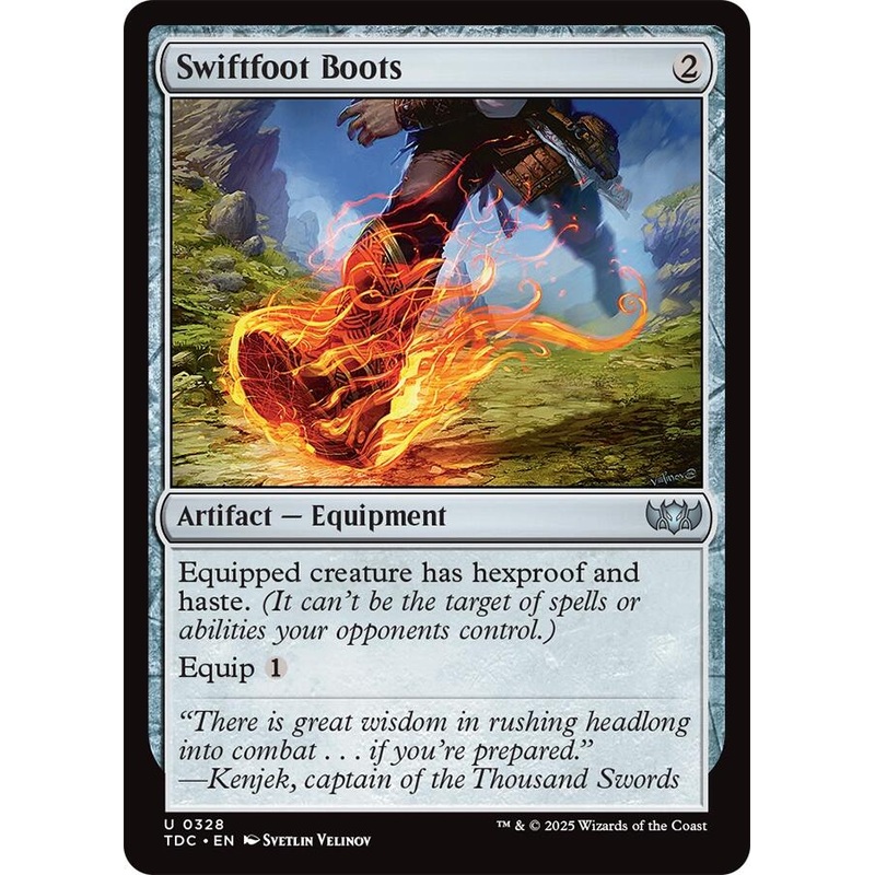Swiftfoot Boots [Tarkir: Dragonstorm Commander]