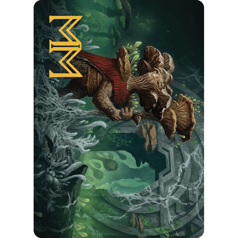 Tendril of the Mycotyrant Art Card (Gold-Stamped Signature) [The Lost Caverns of Ixalan Art Series]