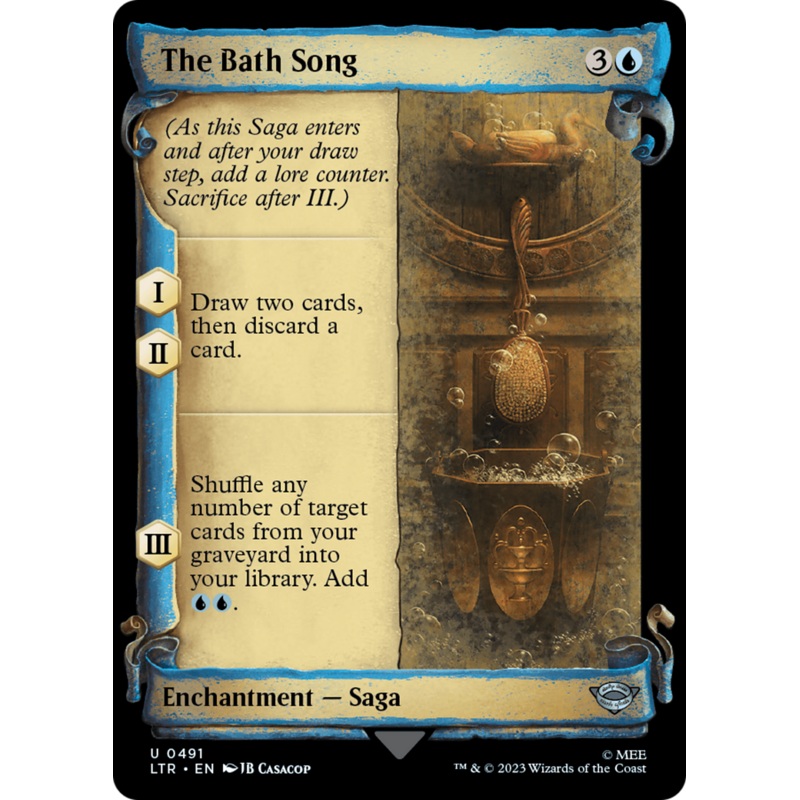 The Bath Song [The Lord of the Rings: Tales of Middle-Earth Showcase Scrolls]