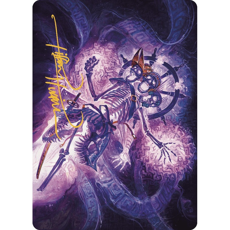 The Grim Captain Art Card (Gold-Stamped Signature) [The Lost Caverns of Ixalan Art Series]