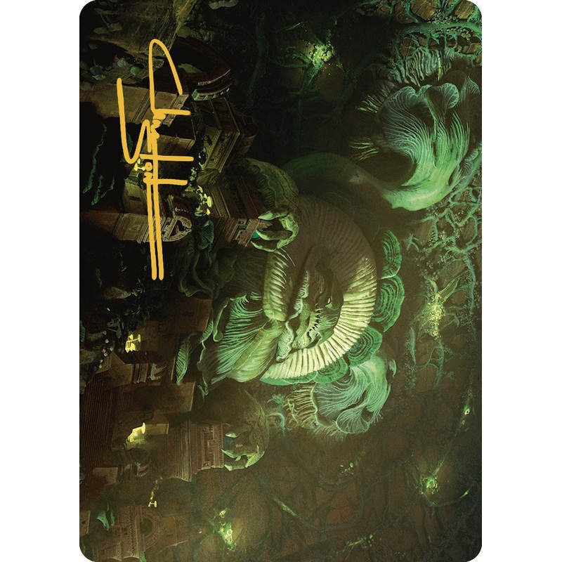 The Mycotyrant Art Card (Gold-Stamped Signature) [The Lost Caverns of Ixalan Art Series]