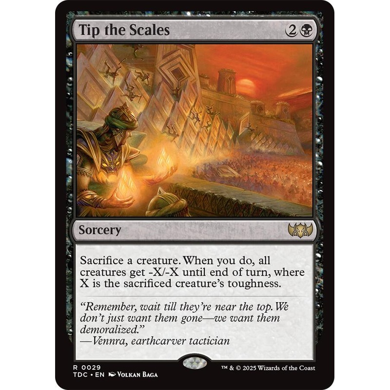 Tip the Scales [Tarkir: Dragonstorm Commander]