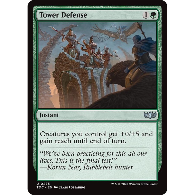 Tower Defense [Tarkir: Dragonstorm Commander]