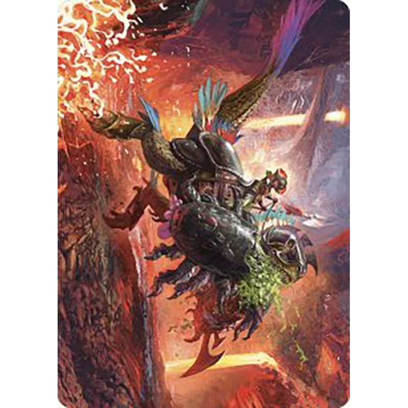 Triumphant Chomp Art Card [The Lost Caverns of Ixalan Art Series]