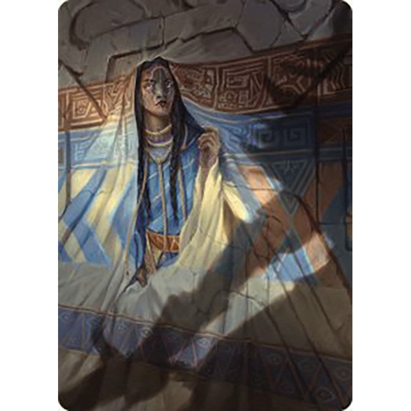 Whispersilk Cloak Art Card [The Lost Caverns of Ixalan Art Series]