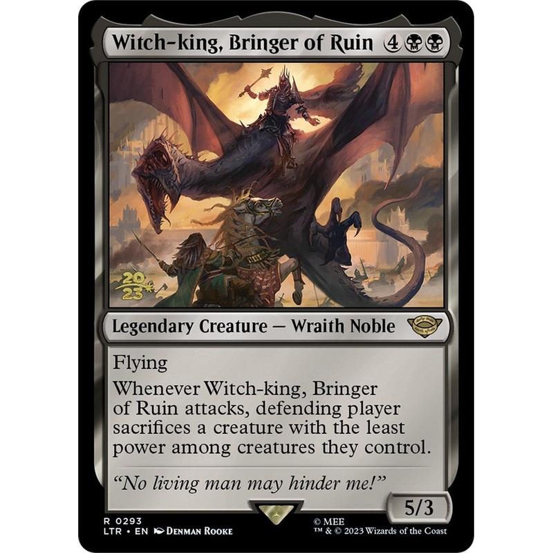 Witch-king, Bringer of Ruin [The Lord of the Rings: Tales of Middle-Earth Prerelease Promos]