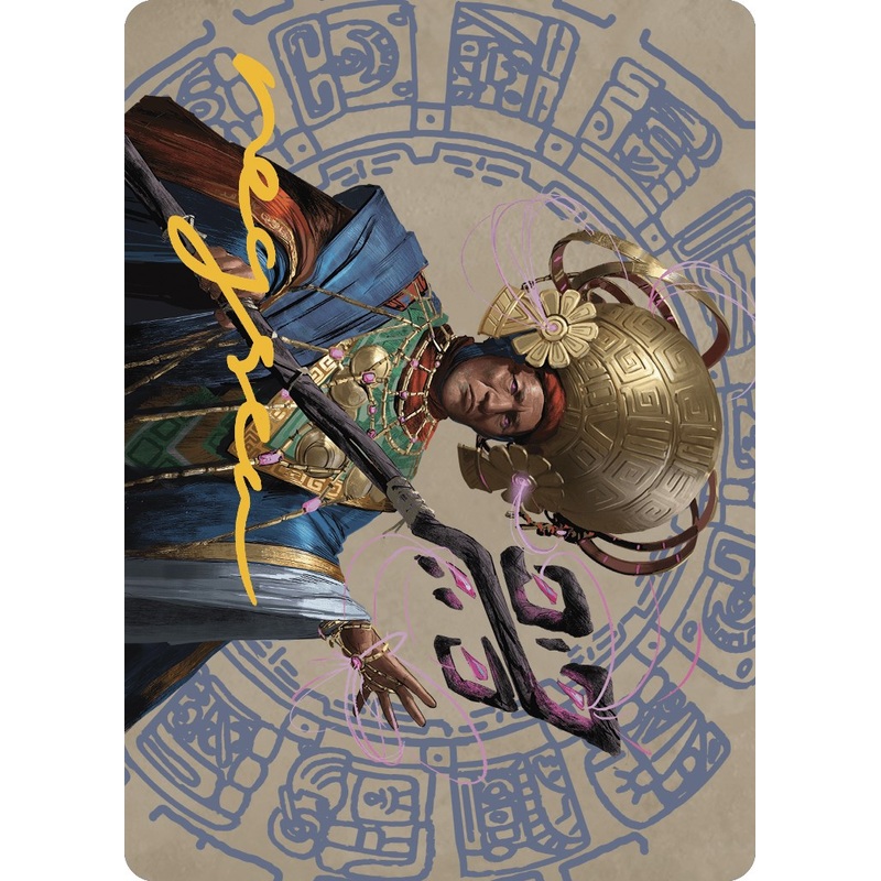 Akal Pakal, First Among Equals Art Card (46/81) (Gold-Stamped Signature) [The Lost Caverns of Ixalan Art Series]
