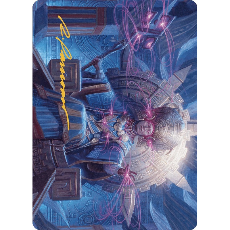 Akal Pakal, First Among Equals Art Card (8/81) (Gold-Stamped Signature) [The Lost Caverns of Ixalan Art Series]