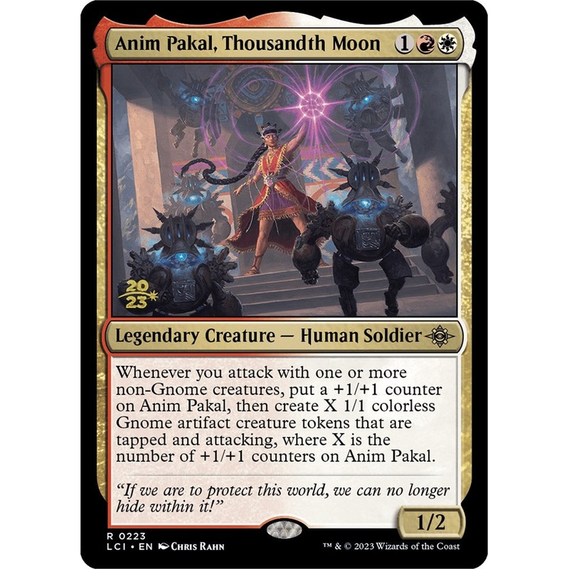 Anim Pakal, Thousandth Moon [The Lost Caverns of Ixalan Prerelease Cards]