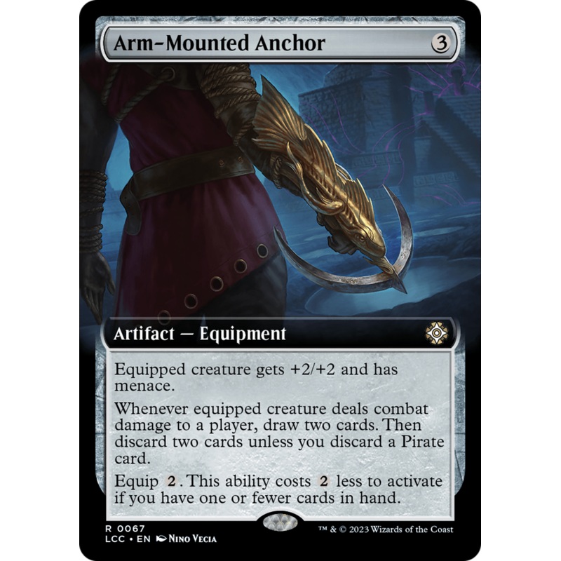 Arm-Mounted Anchor (Extended Art) [The Lost Caverns of Ixalan Commander]