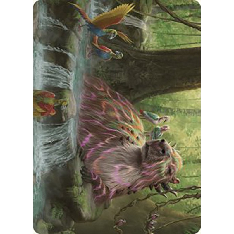 Basking Capybara Art Card [The Lost Caverns of Ixalan Art Series]
