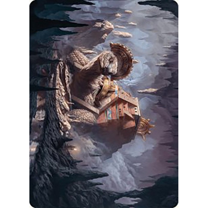 Bedrock Tortoise Art Card [The Lost Caverns of Ixalan Art Series]