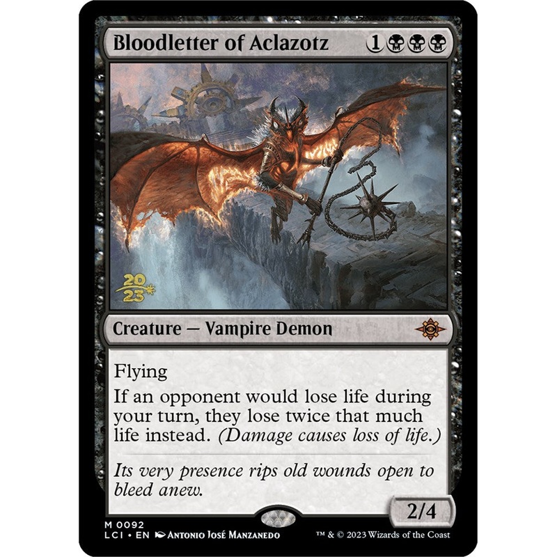 Bloodletter of Aclazotz [The Lost Caverns of Ixalan Prerelease Cards]