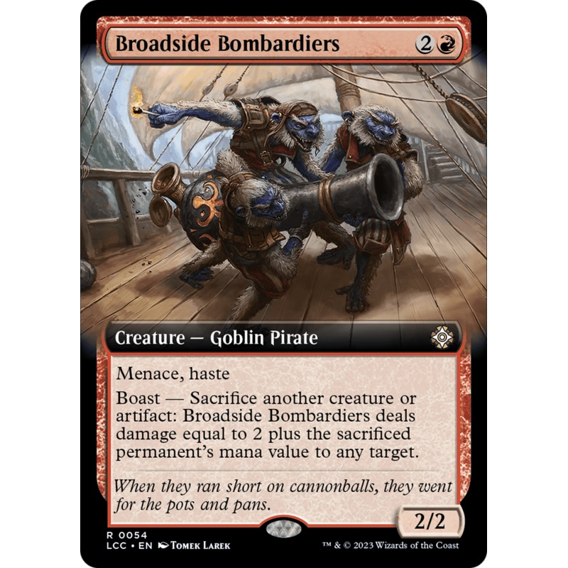 Broadside Bombardiers (Extended Art) [The Lost Caverns of Ixalan Commander]