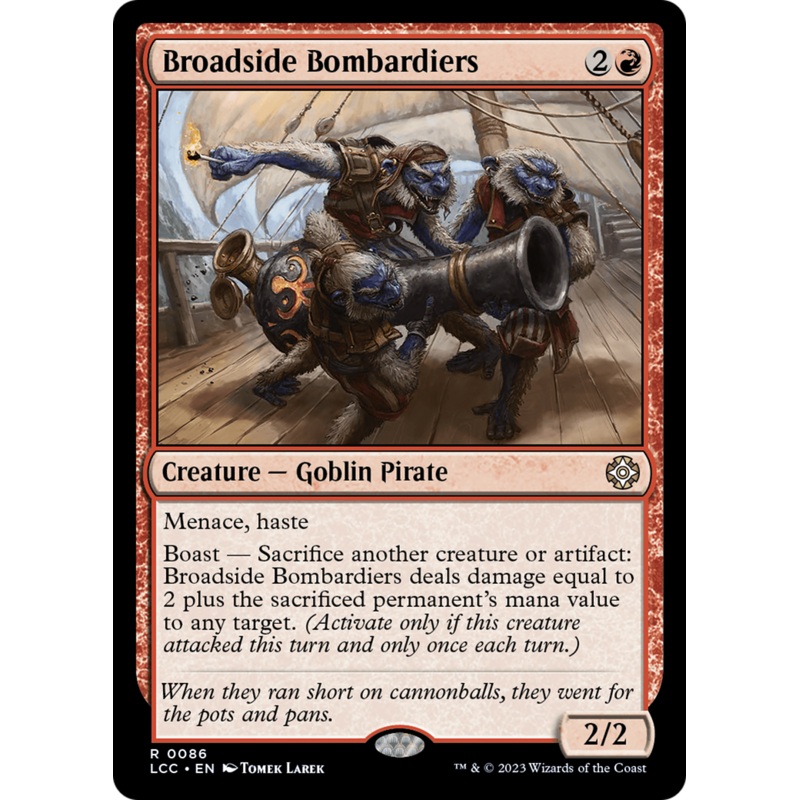 Broadside Bombardiers [The Lost Caverns of Ixalan Commander]