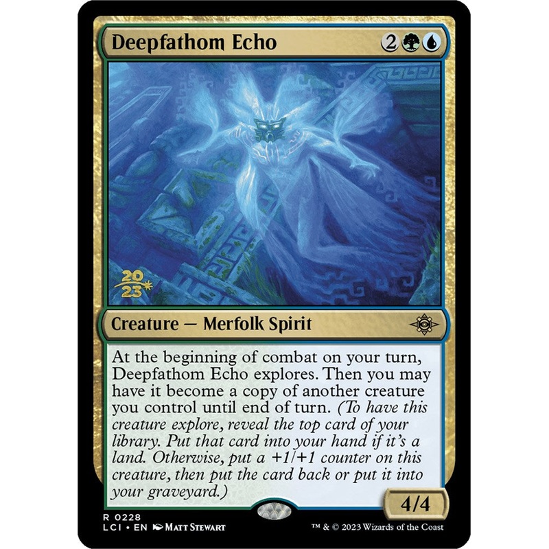 Deepfathom Echo [The Lost Caverns of Ixalan Prerelease Cards]
