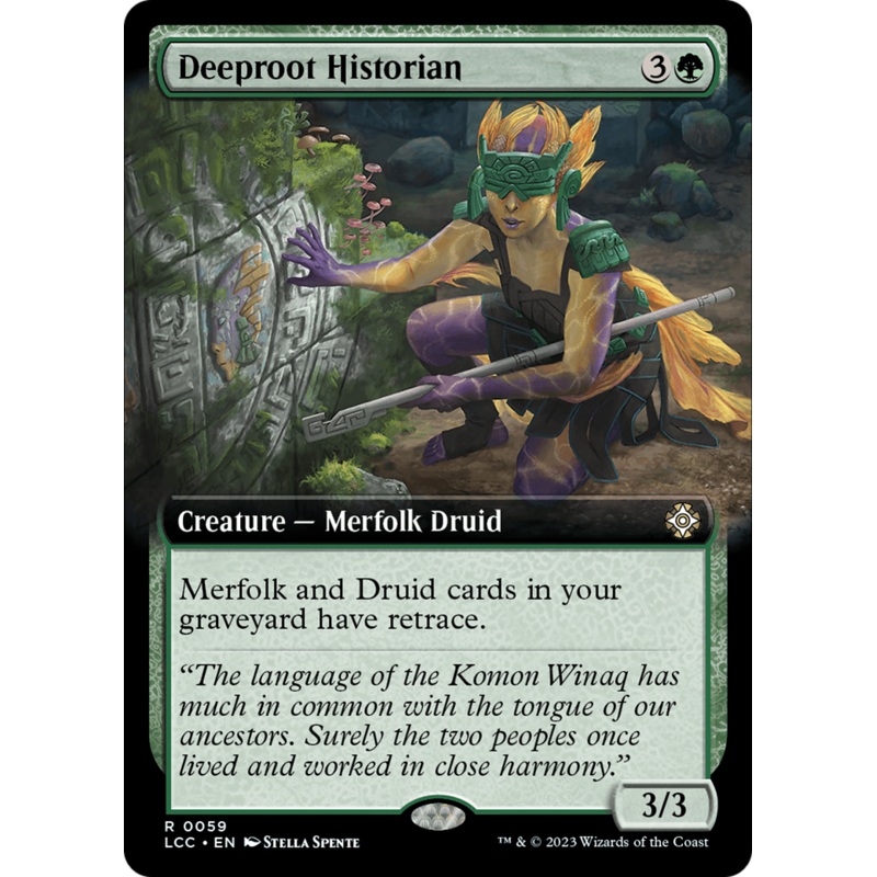 Deeproot Historian (Extended Art) [The Lost Caverns of Ixalan Commander]