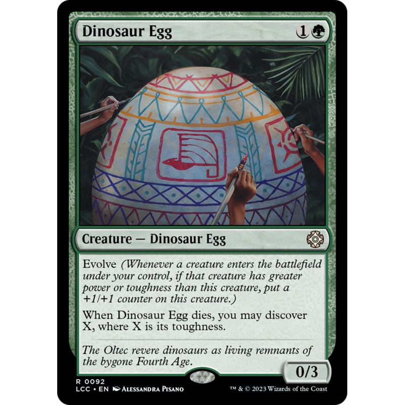 Dinosaur Egg [The Lost Caverns of Ixalan Commander]